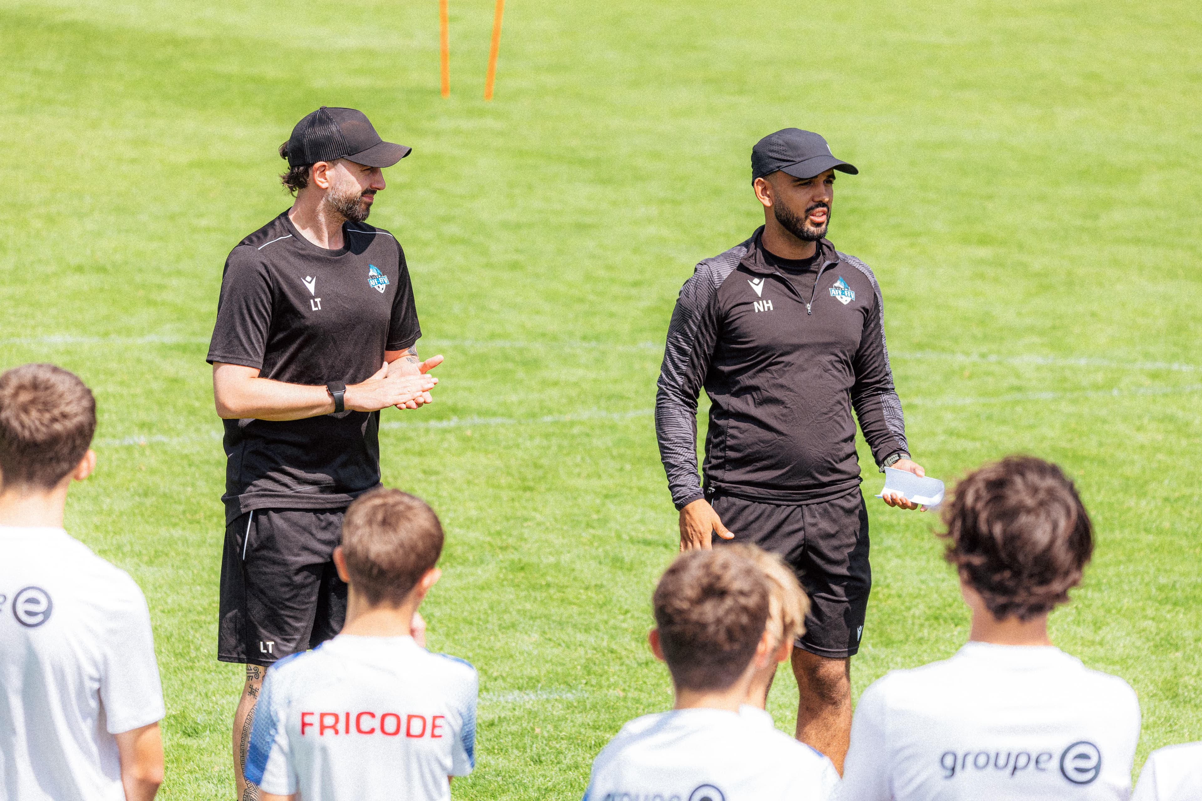 Léo Taillard en action lors d'un camp de gardiens à Macolin